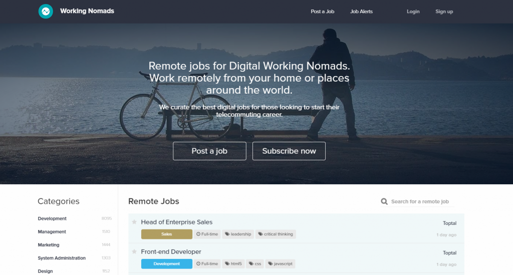 remote work working nomads