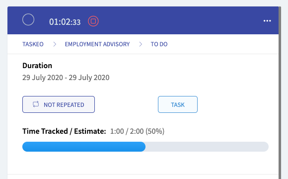 online billing timer